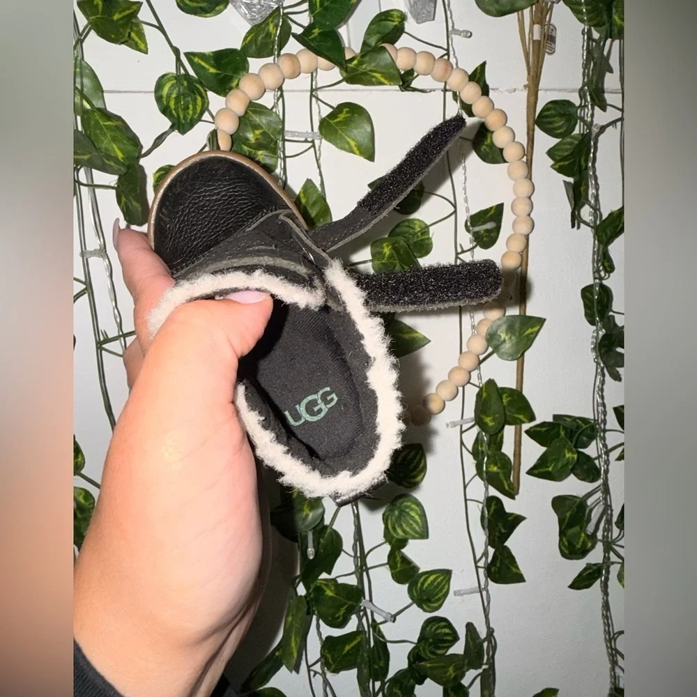 UGG Black and Brown Kids Boots